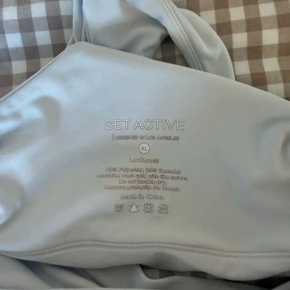 SET Active Women's White Sports Bra - Picture 3 of 3